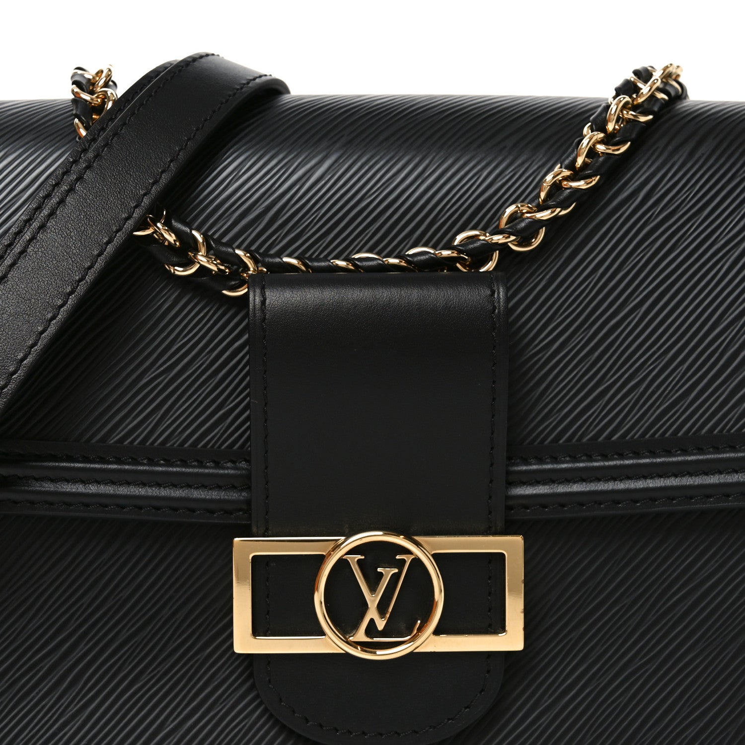 Louis Vuitton Epi Dauphine MM Black