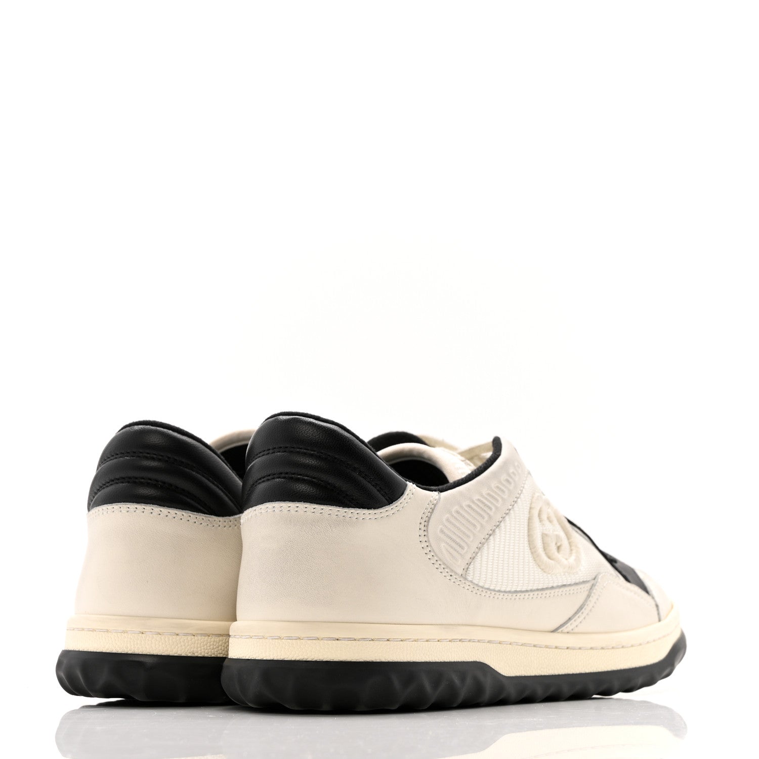 Gucci Dali Soft Calfskin Womens Mac80 Sneakers 39 Off White Black