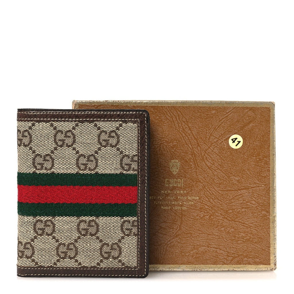 Gucci GG Monogram Web Address Book Agenda Brown