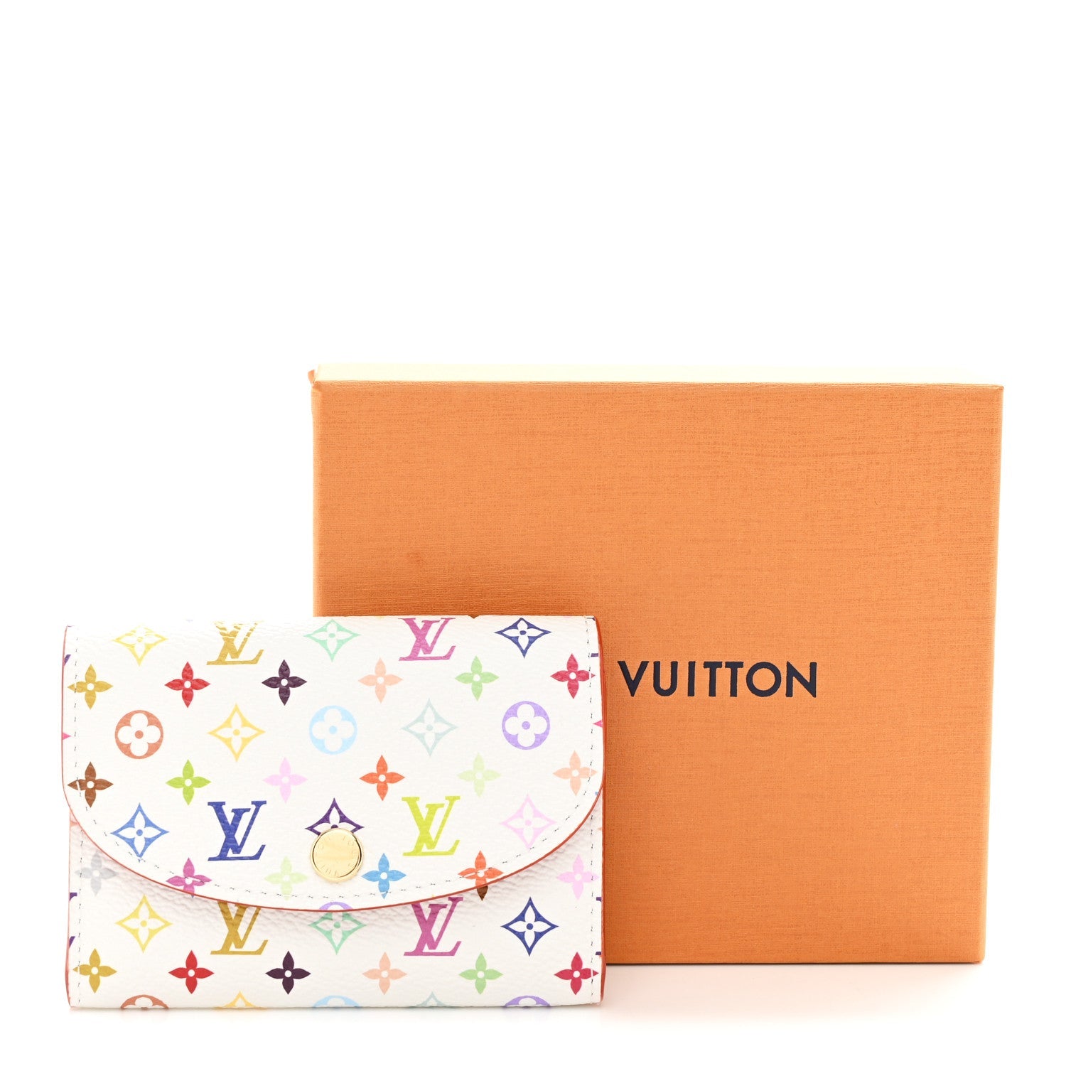 Louis Vuitton LV X TM Monogram Multicolor Rosalie Coin Purse White Kawaii Pink