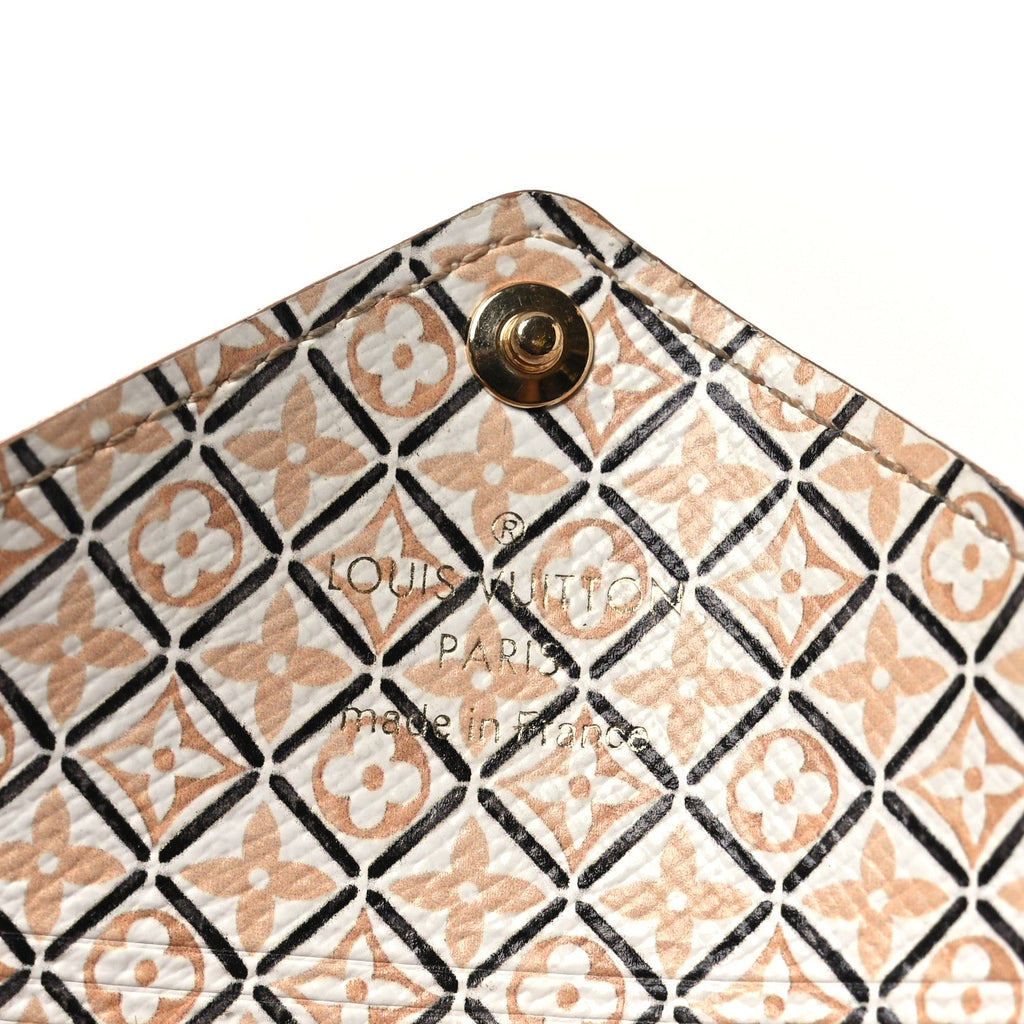 Louis Vuitton Monogram Resort Small Kirigami Pochette Insert White Beige