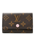 Louis Vuitton Monogram Multicles 6 Key Holder Rose Ballerine