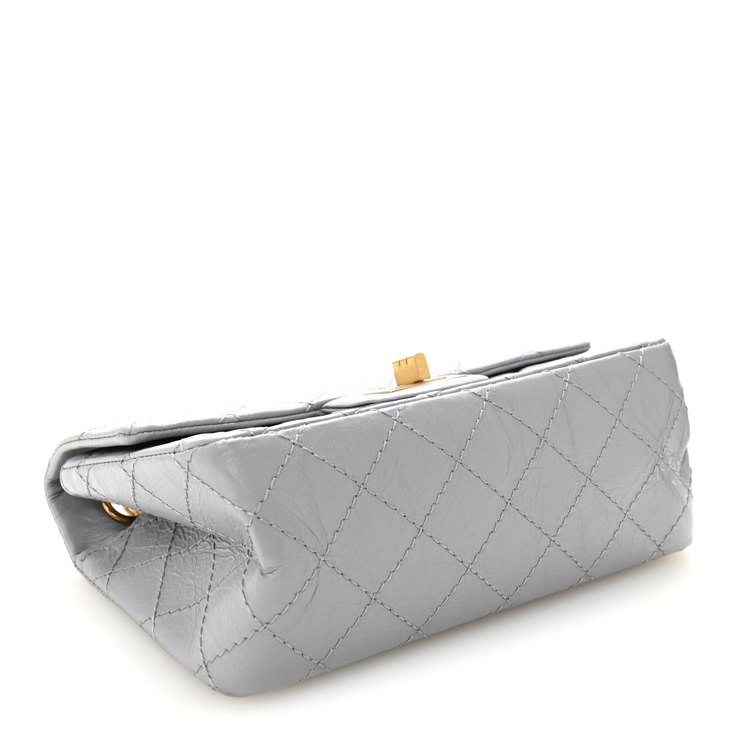 Chanel Aged Calfskin Quilted 2.55 Reissue Mini Flap Grey