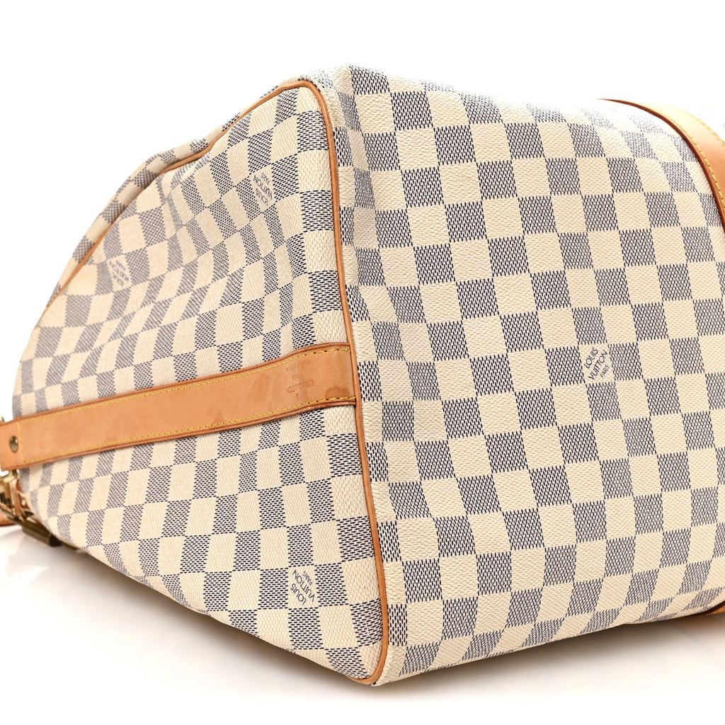 Louis Vuitton Damier Azur Keepall Bandouliere 55