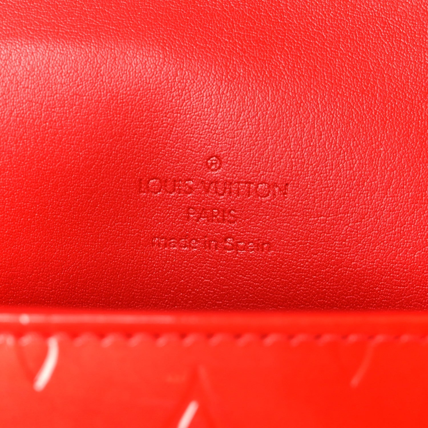 Louis Vuitton Vernis Thompson Street Rouge
