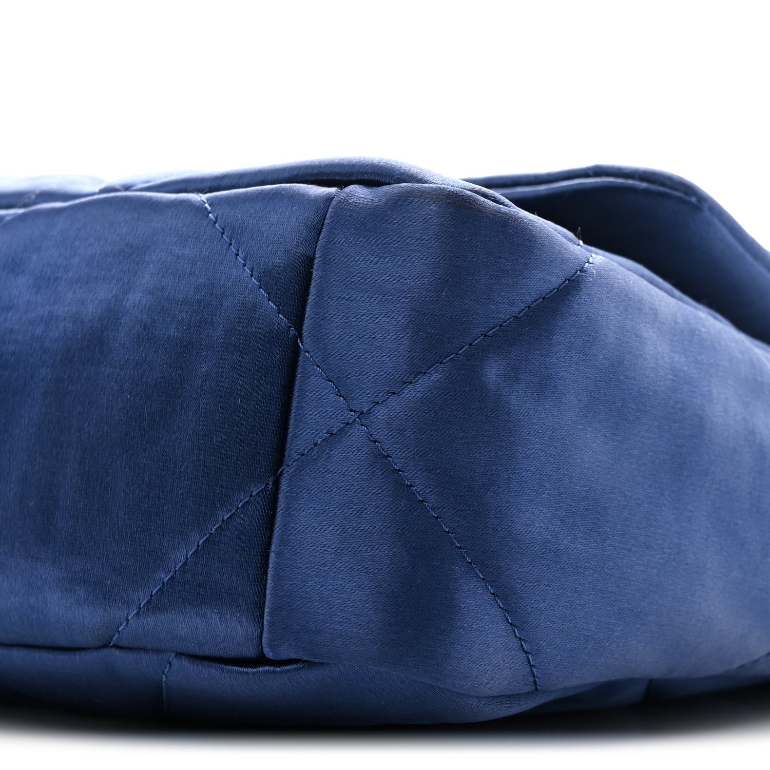 Chanel Satin Quilted Medium Chanel 19 Flap Blue