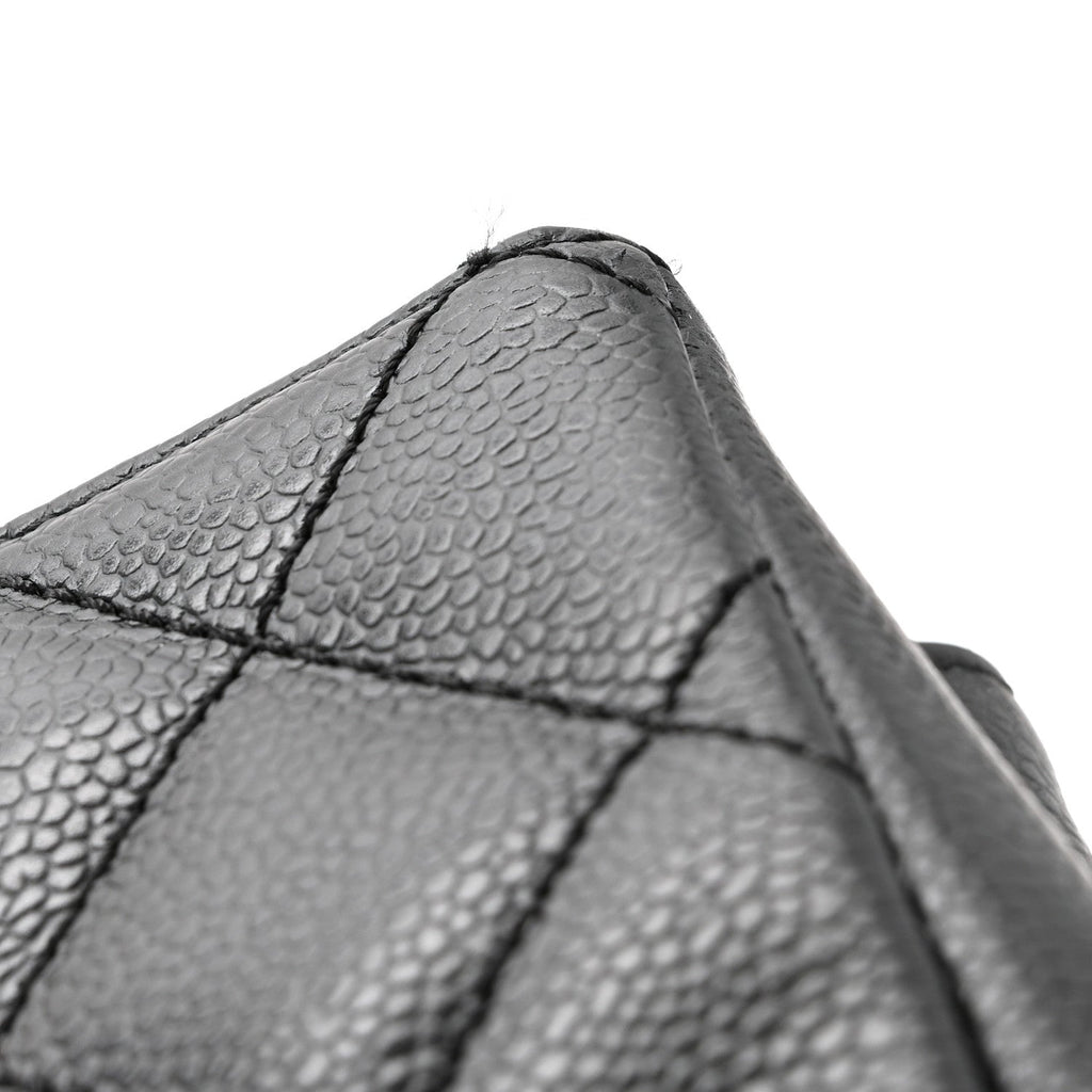 Chanel Caviar Quilted Grand Shopping Tote GST Black
