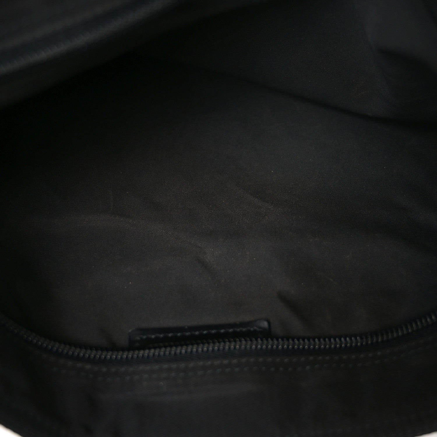 Prada Nylon Flat Messenger Bag Black