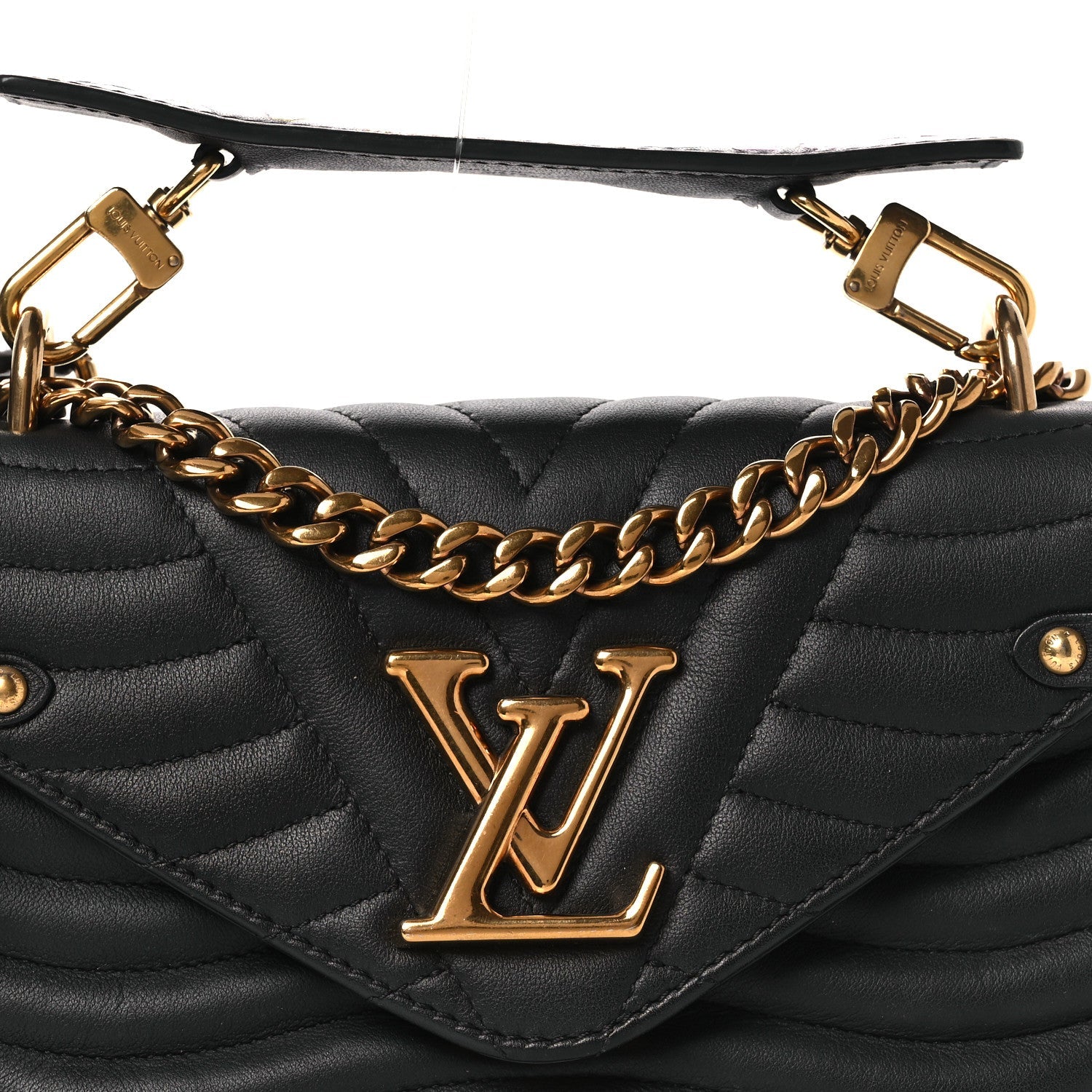 Louis Vuitton Calfskin New Wave Chain PM Black