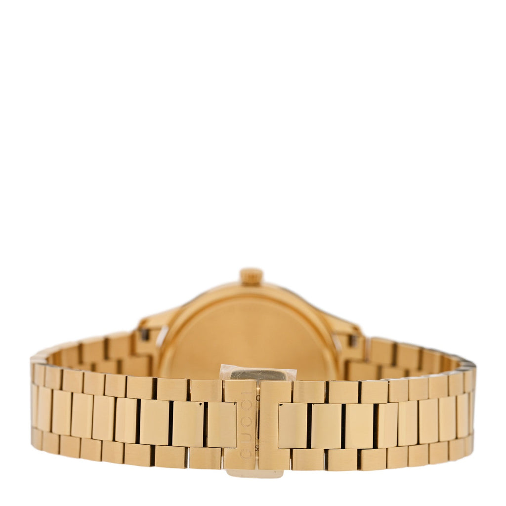 Gucci Stainless Steel 32mm G-Timeless Bee Quartz Watch Gold