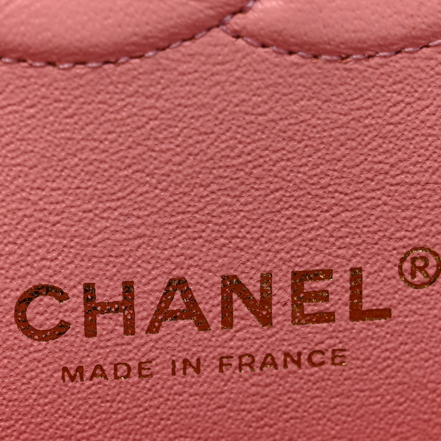 Chanel Caviar Flat Chevron Quilted Medium Double Flap Pink