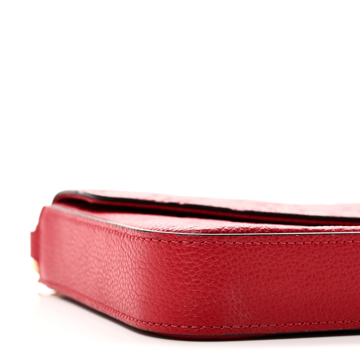 Louis Vuitton Empreinte Pochette Felicie Chain Wallet Scarlet