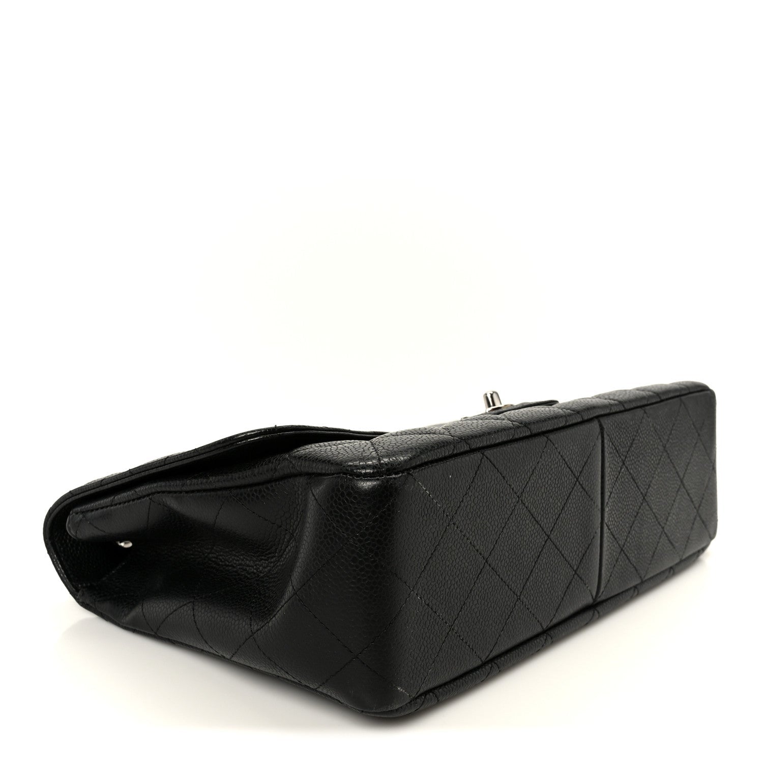 Chanel Caviar Quilted Jumbo Single Flap Black
