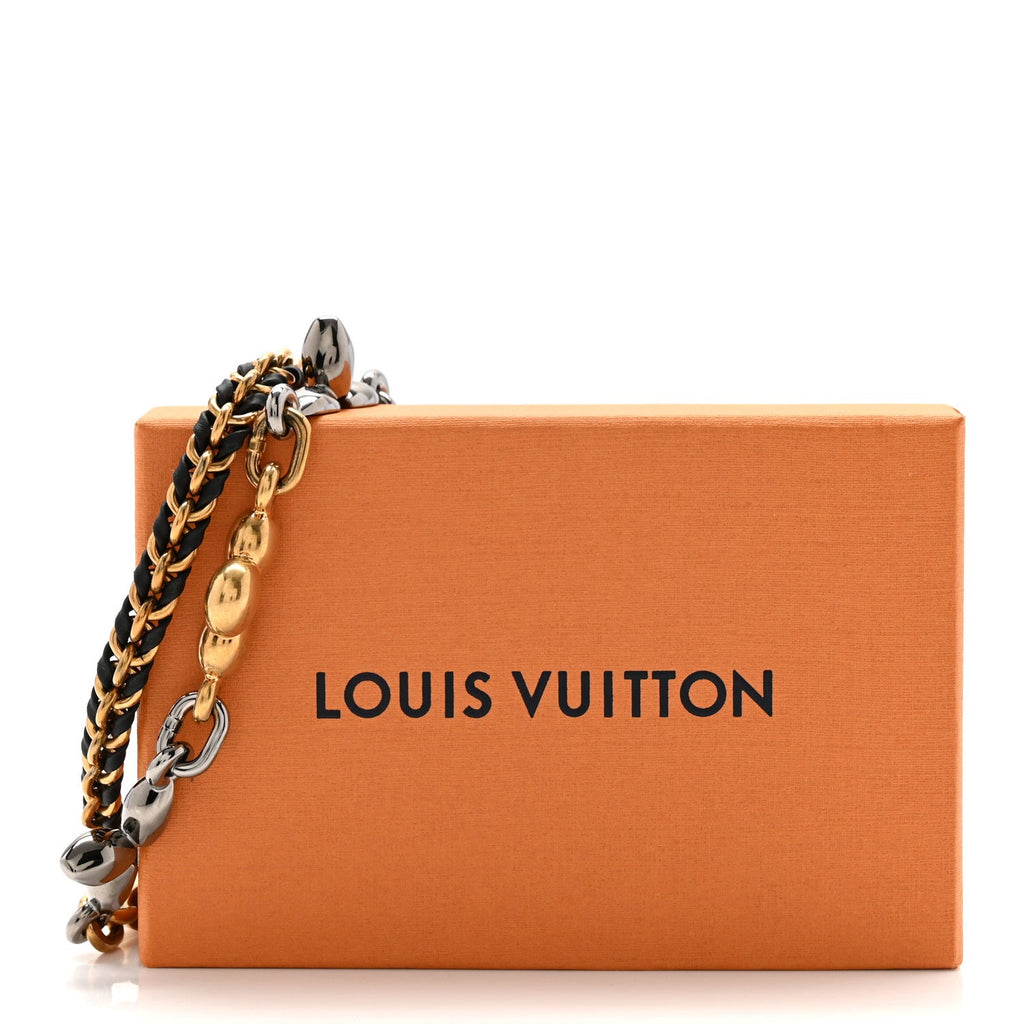 Louis Vuitton Metal Chain Belt and Bag Charm