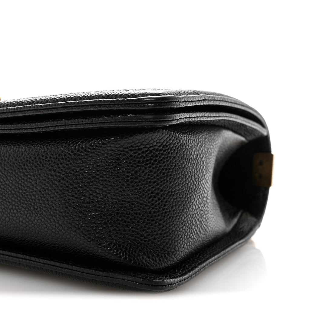 Chanel Caviar Quilted New Medium Boy Flap Black