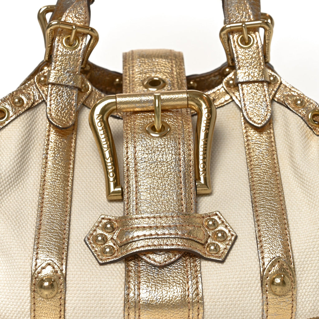Louis Vuitton Antigua Theda GM Ecru Gold