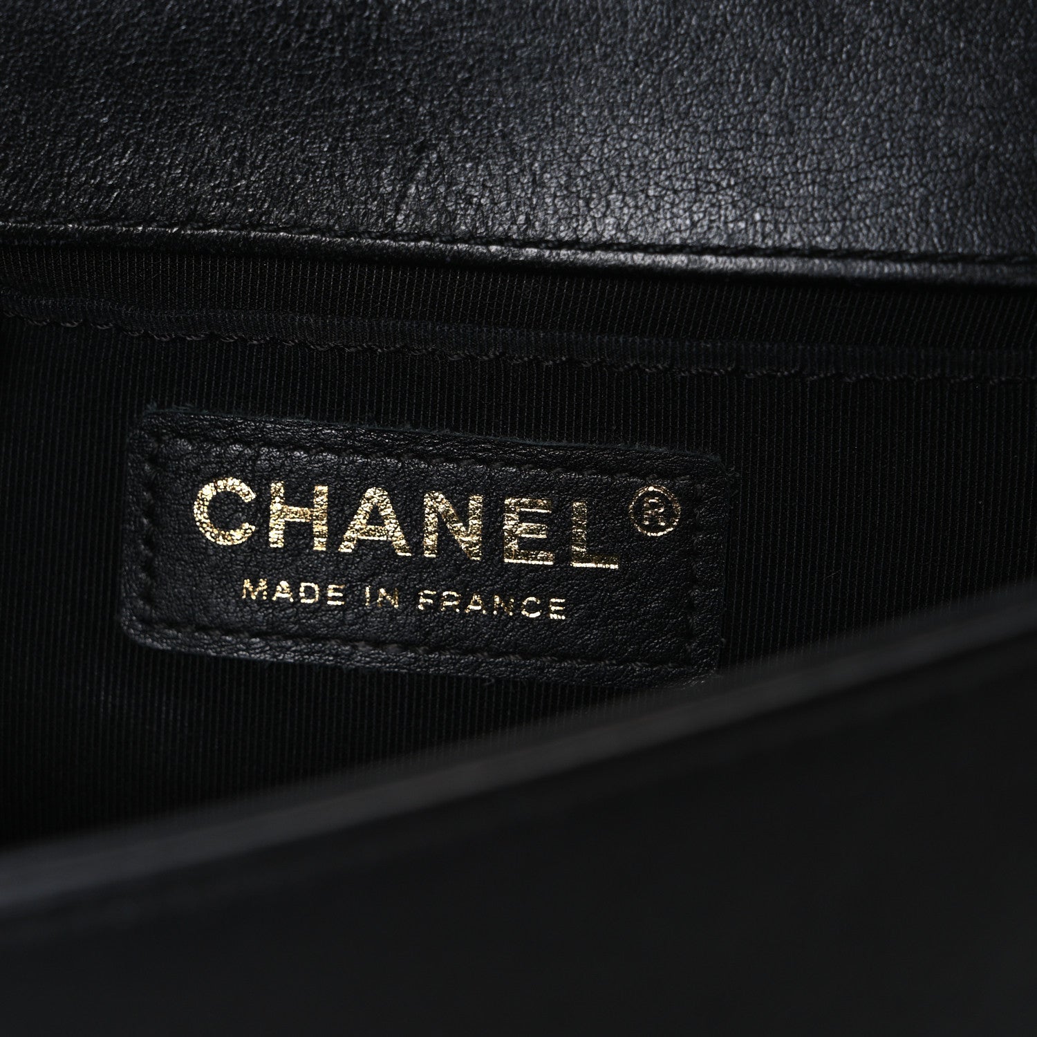 Chanel Calfskin Braided Small Boy Flap Black