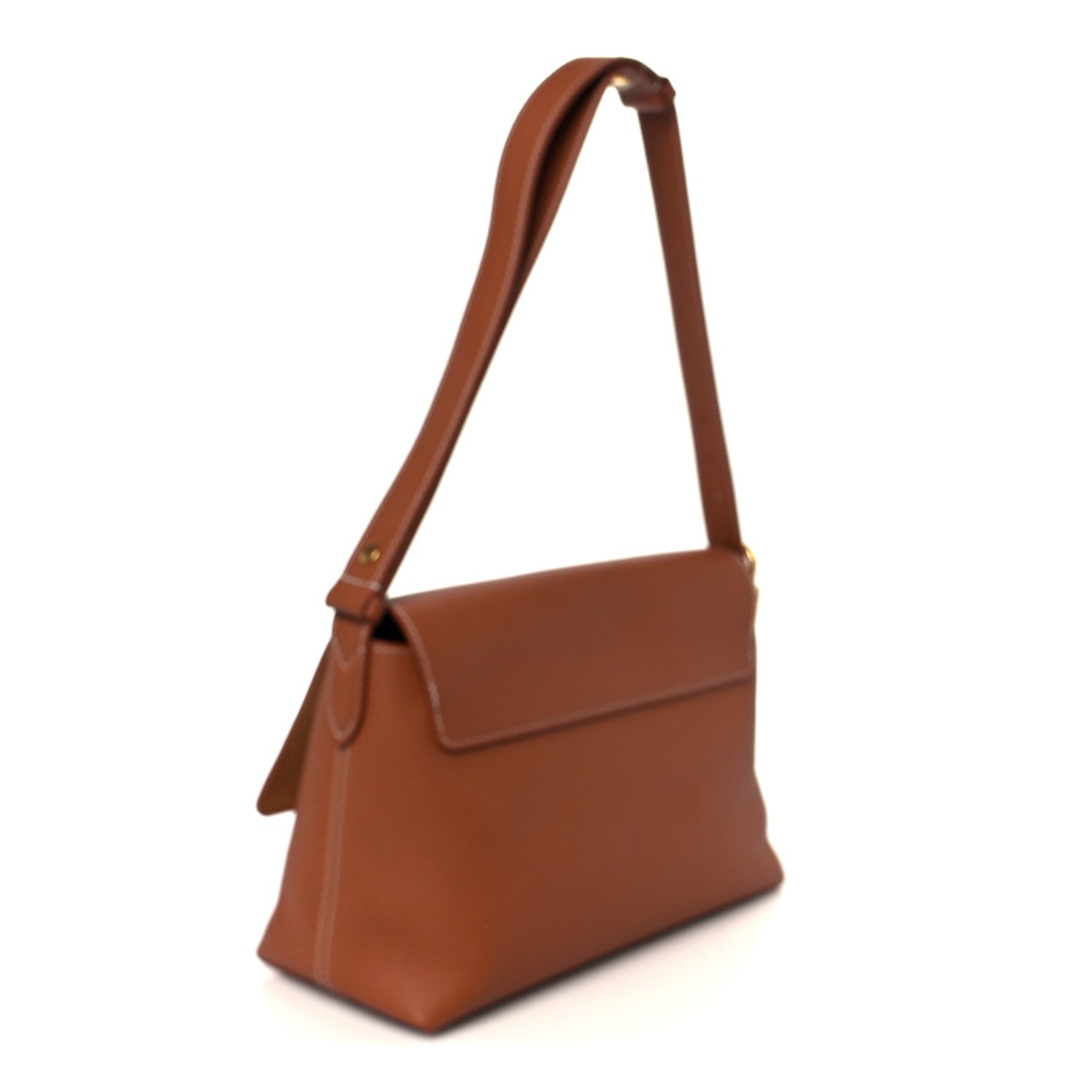 Louis Vuitton Grained Calfskin Low Key Messenger Cognac