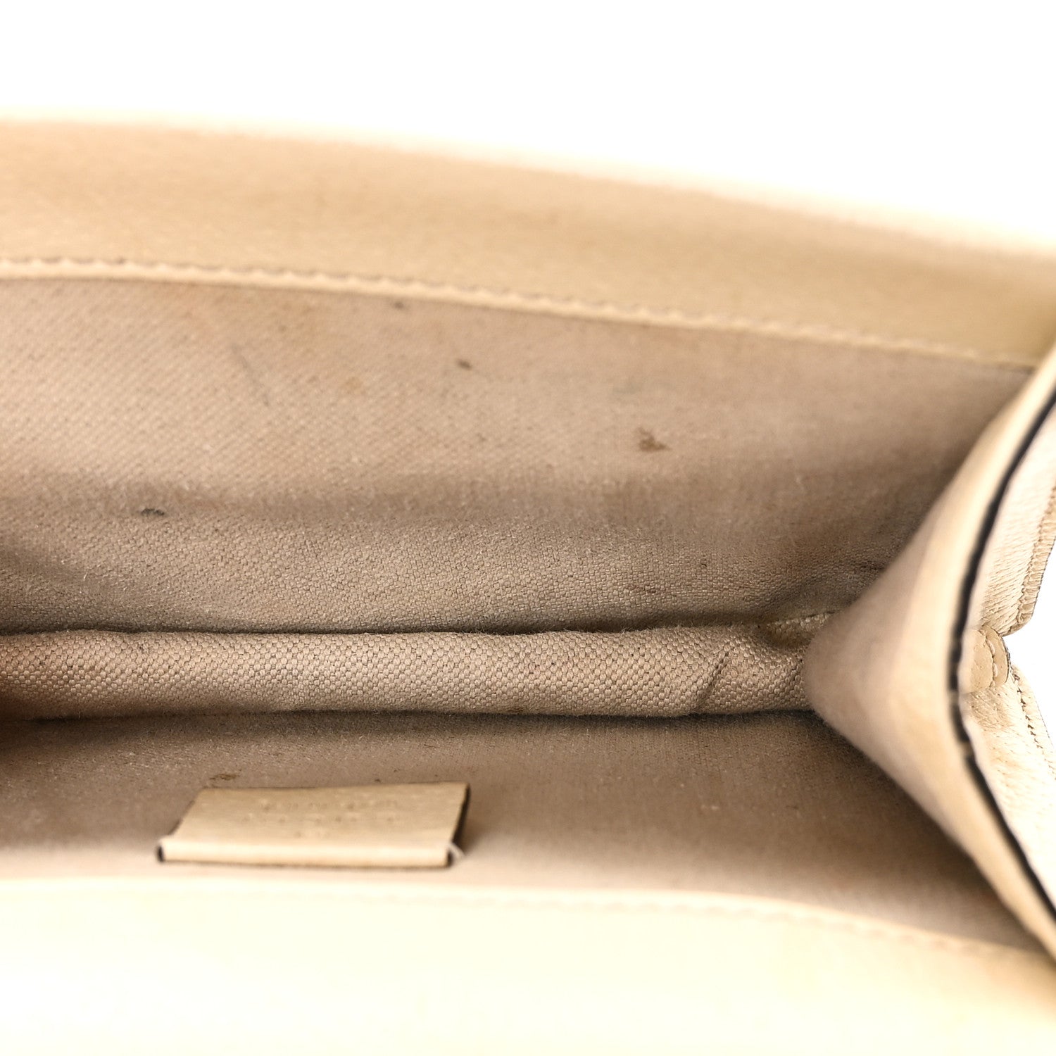 Gucci Textured Calfskin Crystal Mini Dionysus Shoulder Bag Mystic White