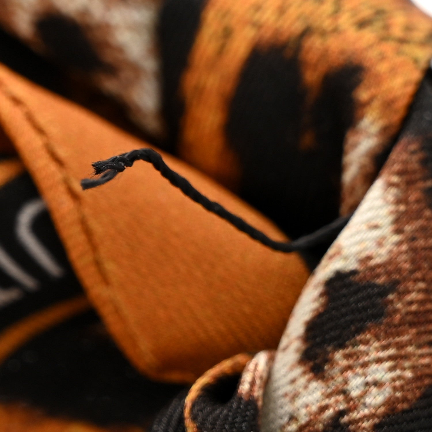 Louis Vuitton Silk Braided Leopard Bag Charm Multicolor