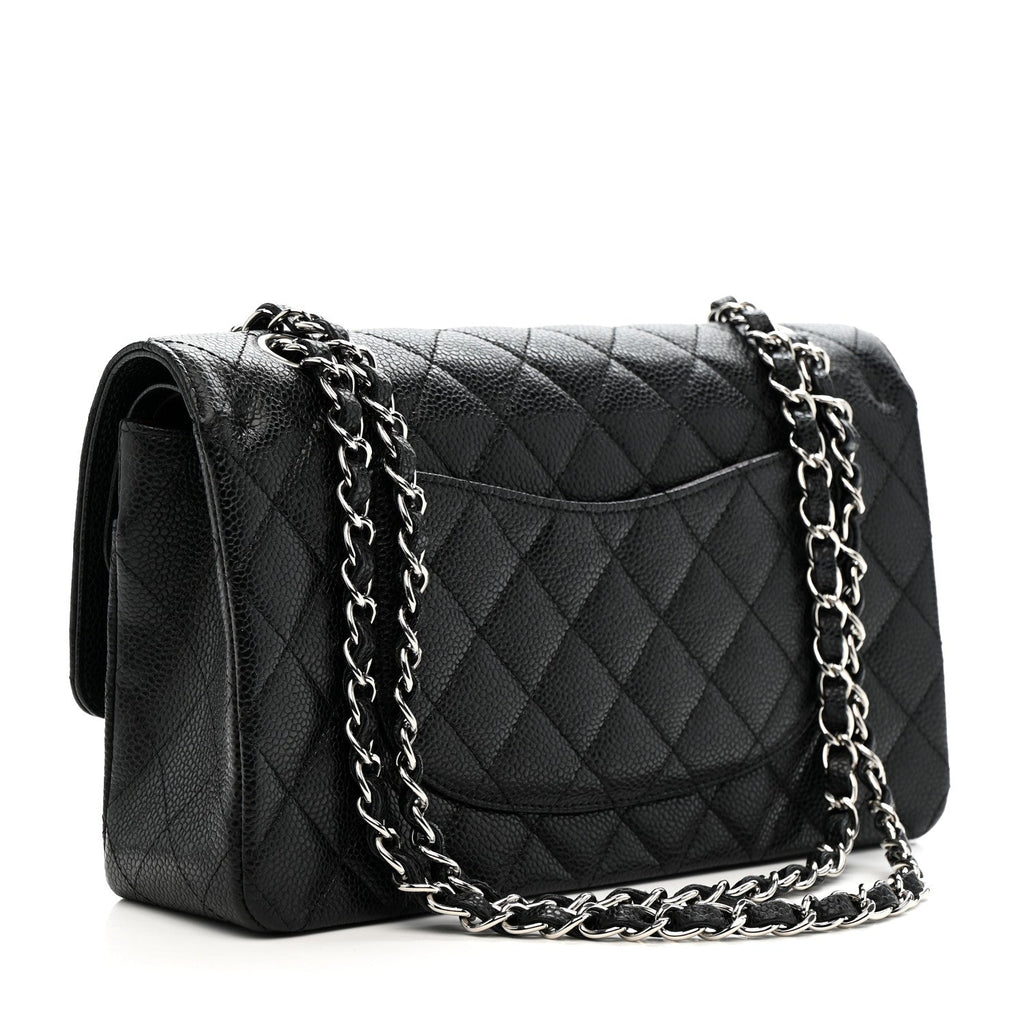 Chanel Caviar Quilted Medium Double Flap Black