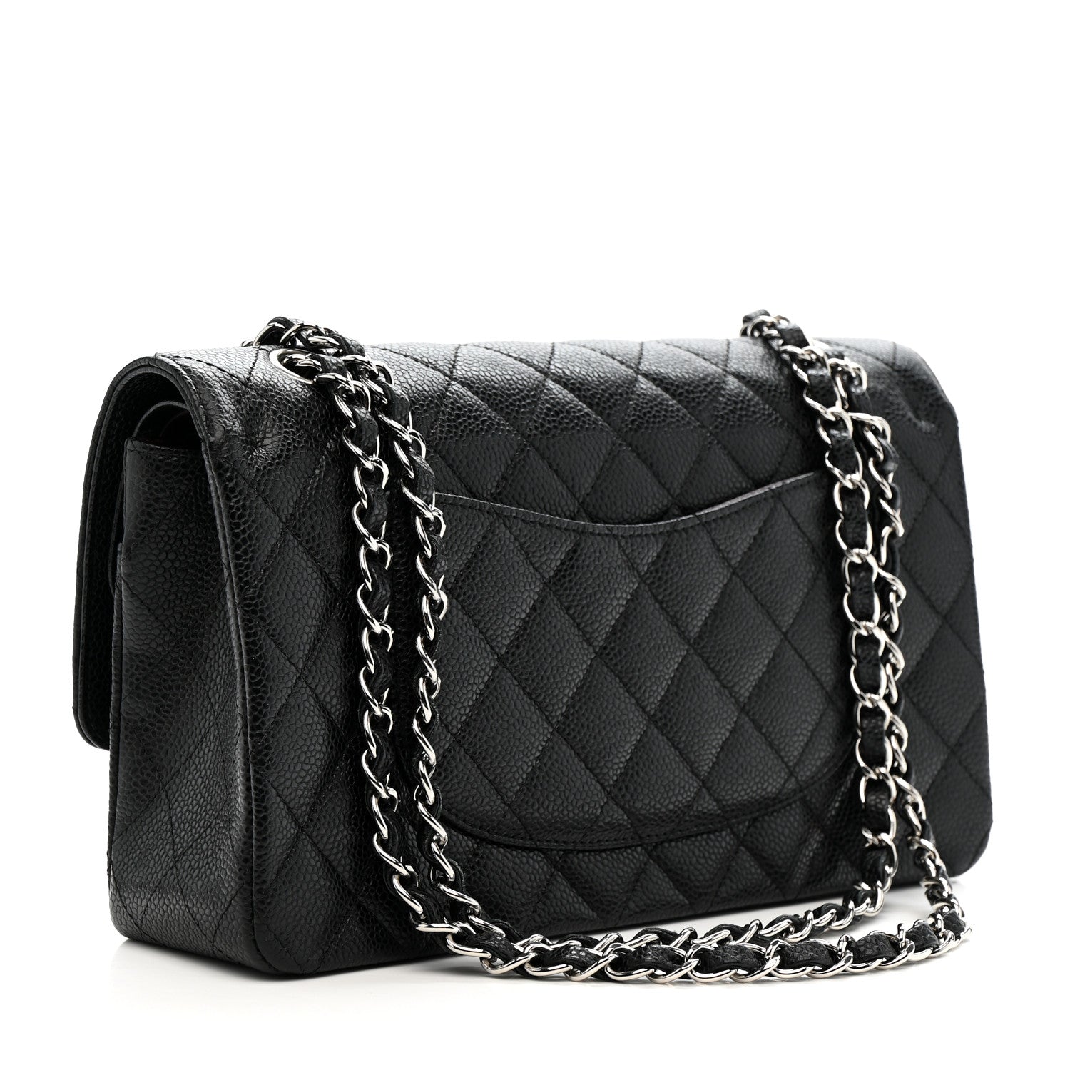 Chanel Caviar Quilted Medium Double Flap Black