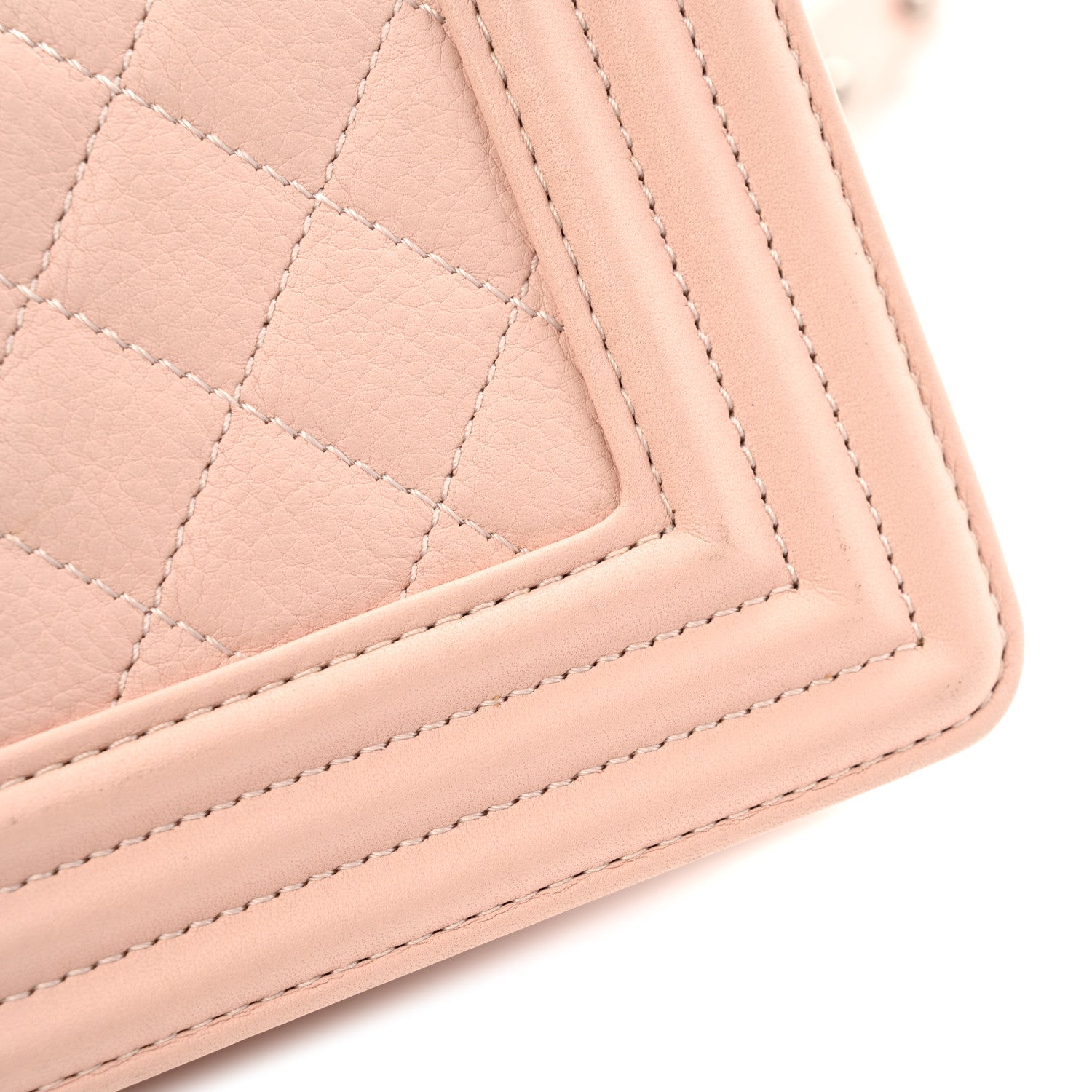 Chanel Calfskin Quilted Small Boy Flap Light Pink