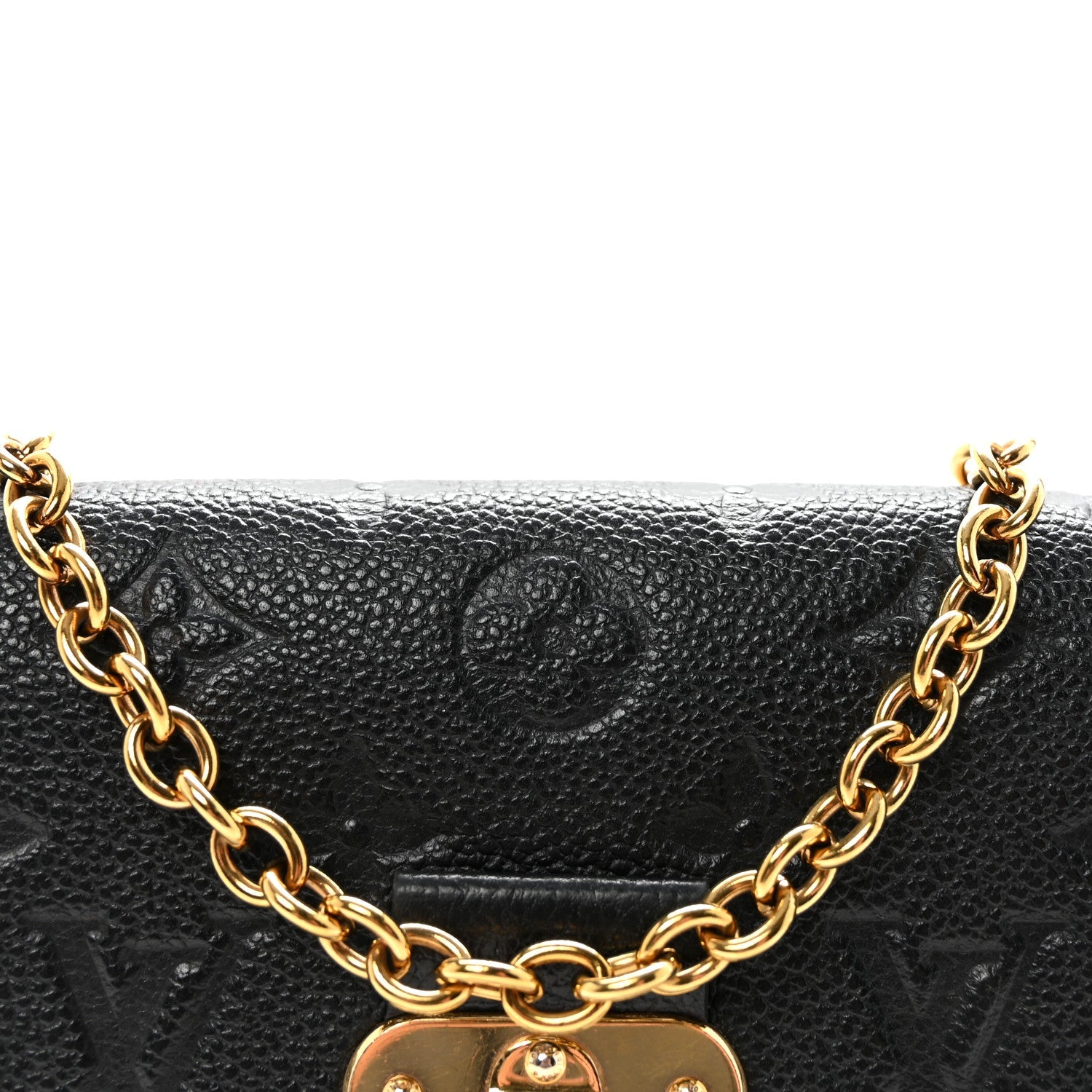Louis Vuitton Empreinte Vavin Chain Wallet Black