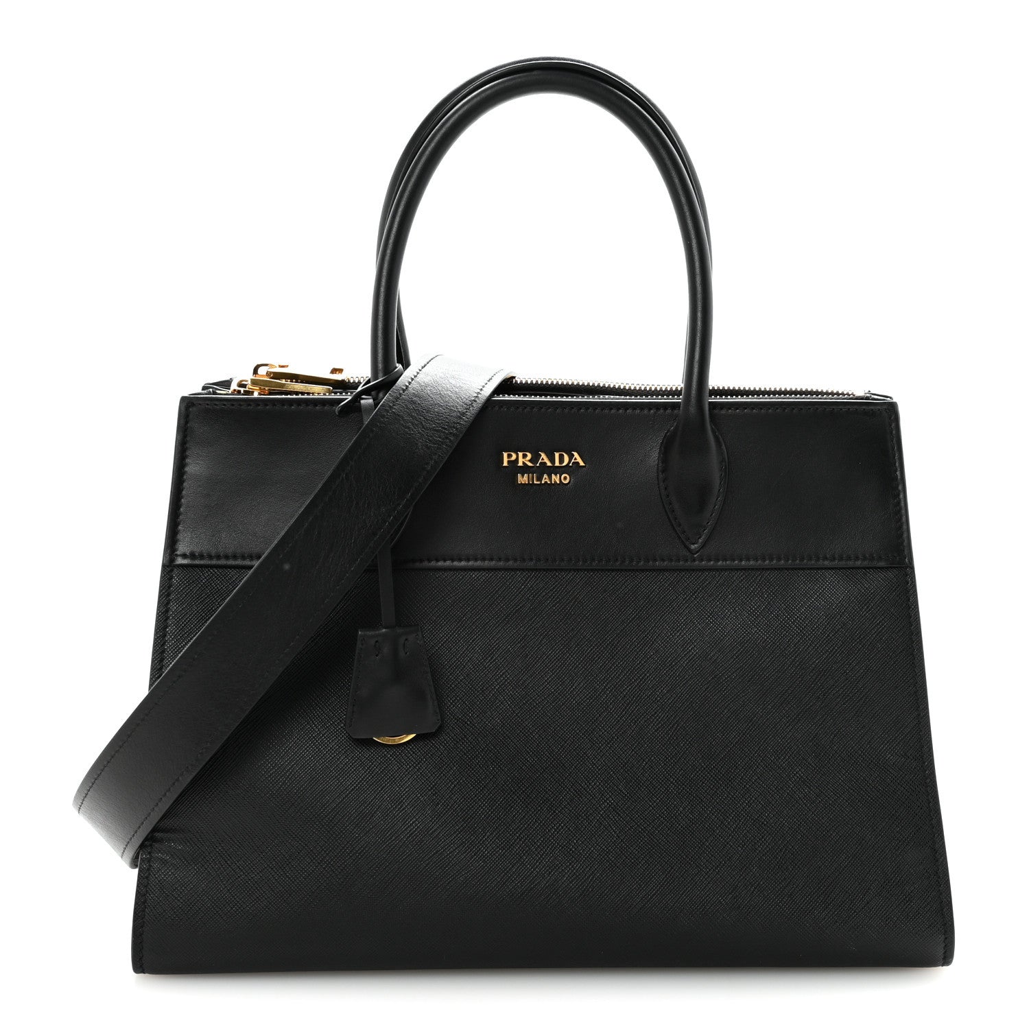 Prada Saffiano City Calfskin Paradigme Bag
