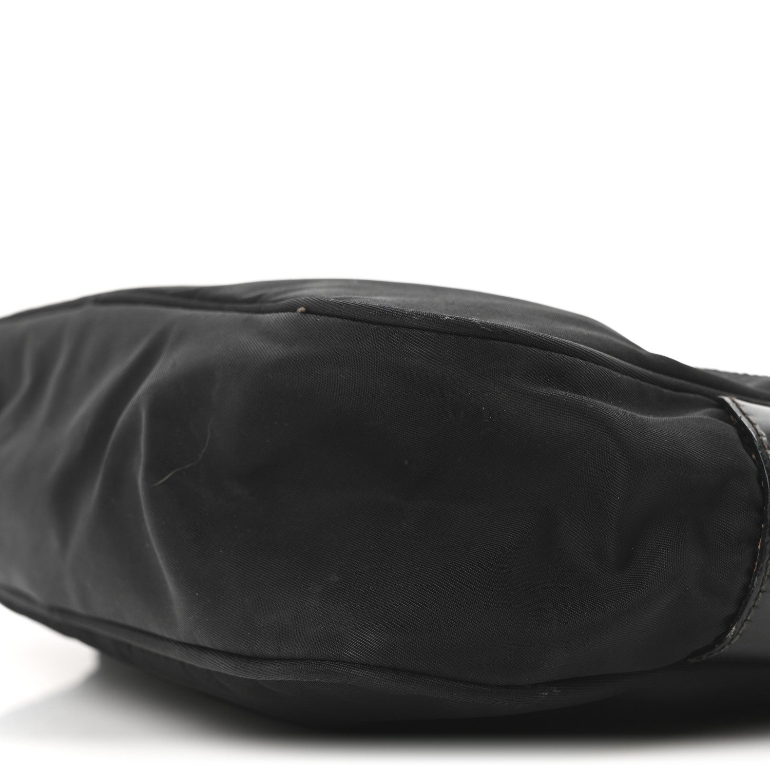 Prada Tessuto Nylon Triangle Shoulder Bag Black