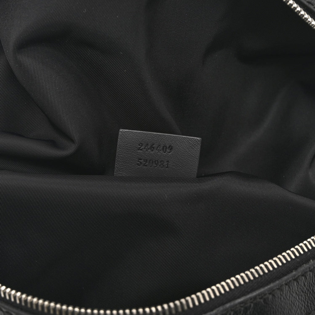 Gucci Guccissima Web Belt Bag Black