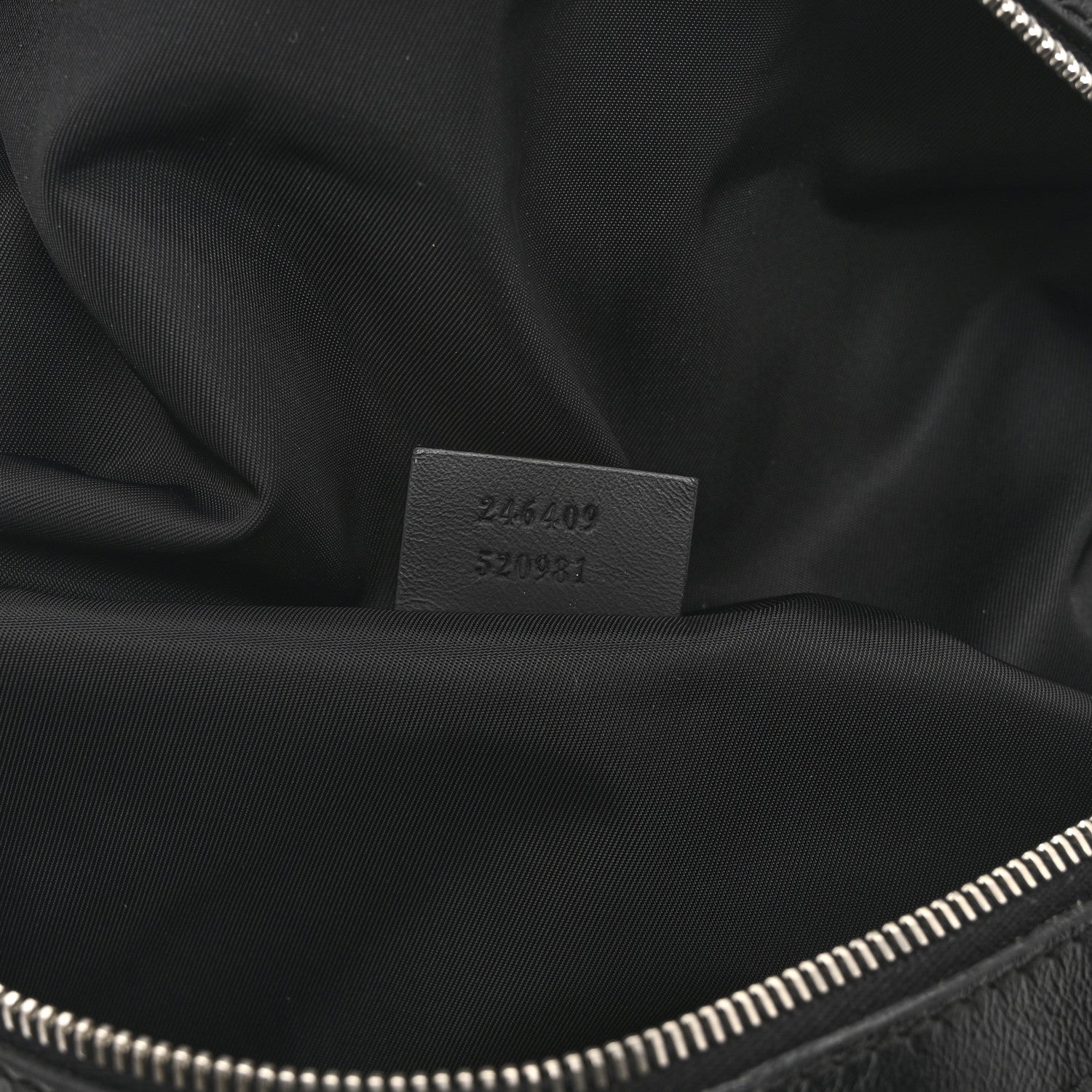 Gucci Guccissima Web Belt Bag Black