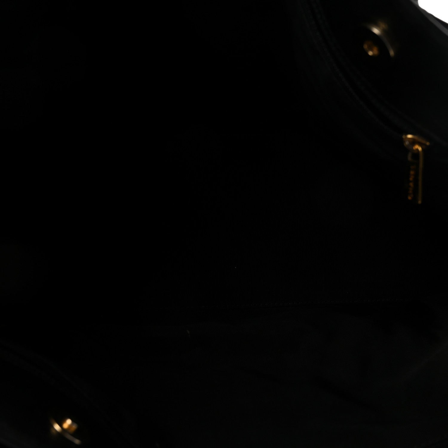 Chanel Calfskin Cerf Executive Shopper Tote Black