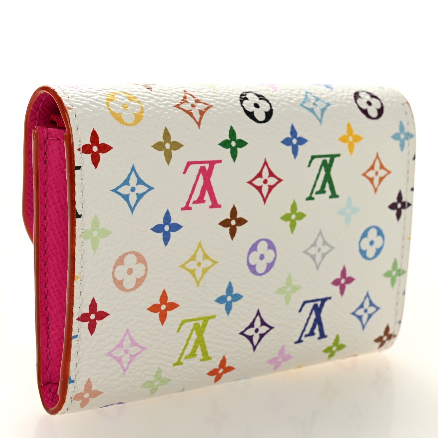 Louis Vuitton LV X TM Monogram Multicolor Rosalie Coin Purse White Kawaii Pink