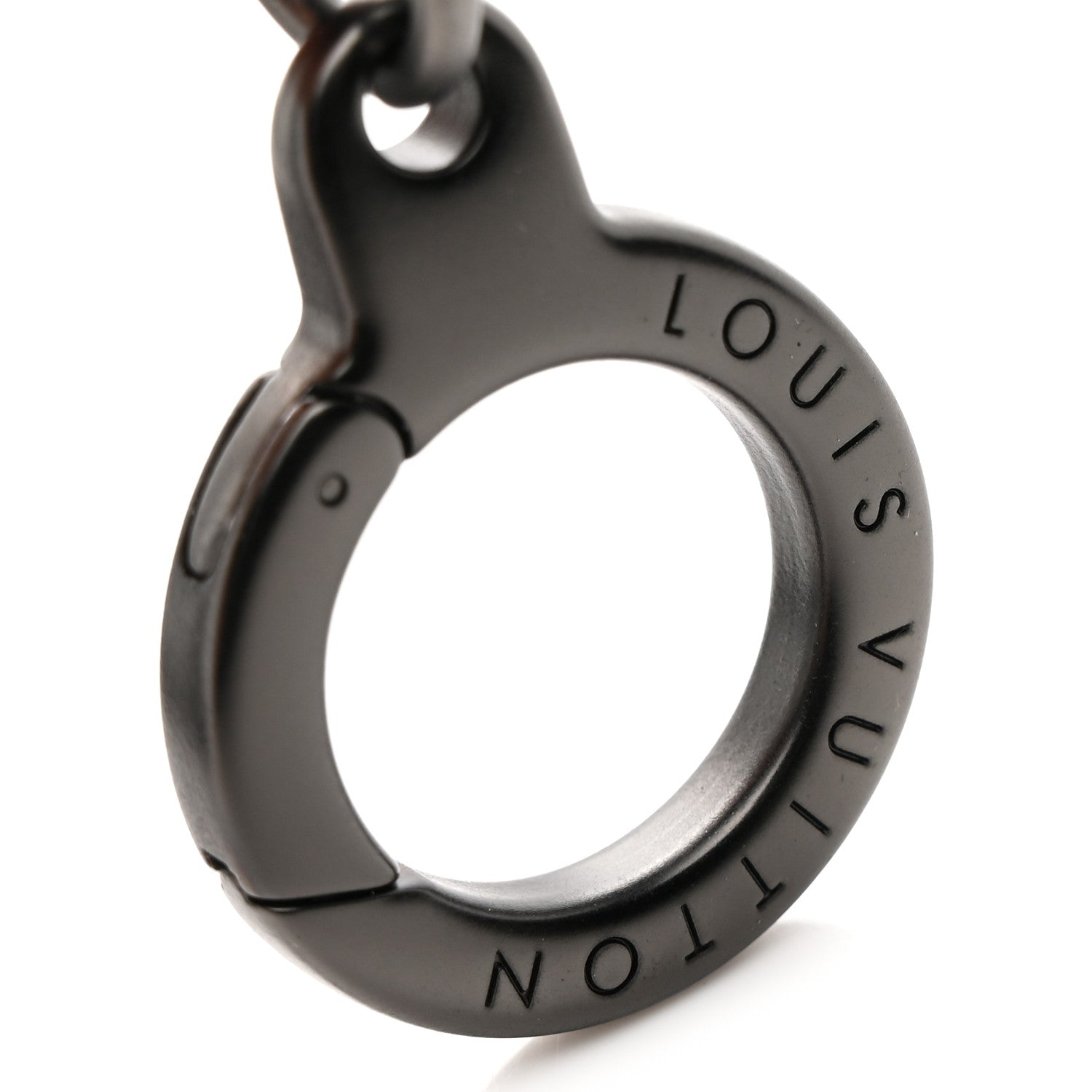 Louis Vuitton Ruthenium Vuitton Chain Belt Bag Charm