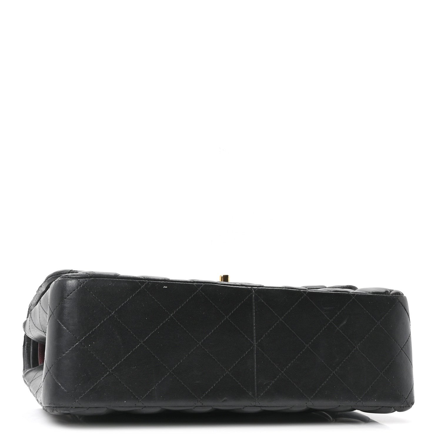 Chanel Lambskin Quilted Jumbo Double Flap Black