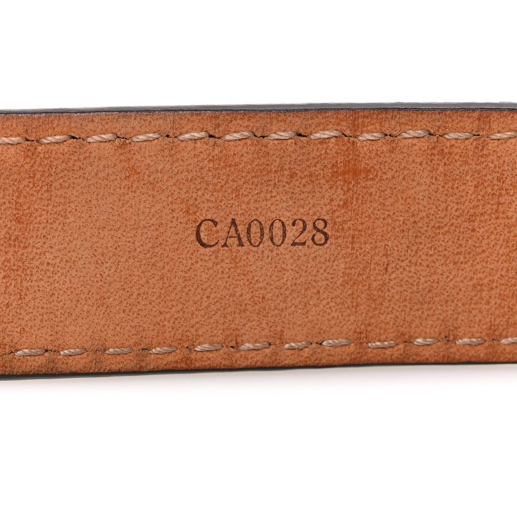 Louis Vuitton Calfskin Monogram 20mm LV Iconic Reversible Belt 80 32
