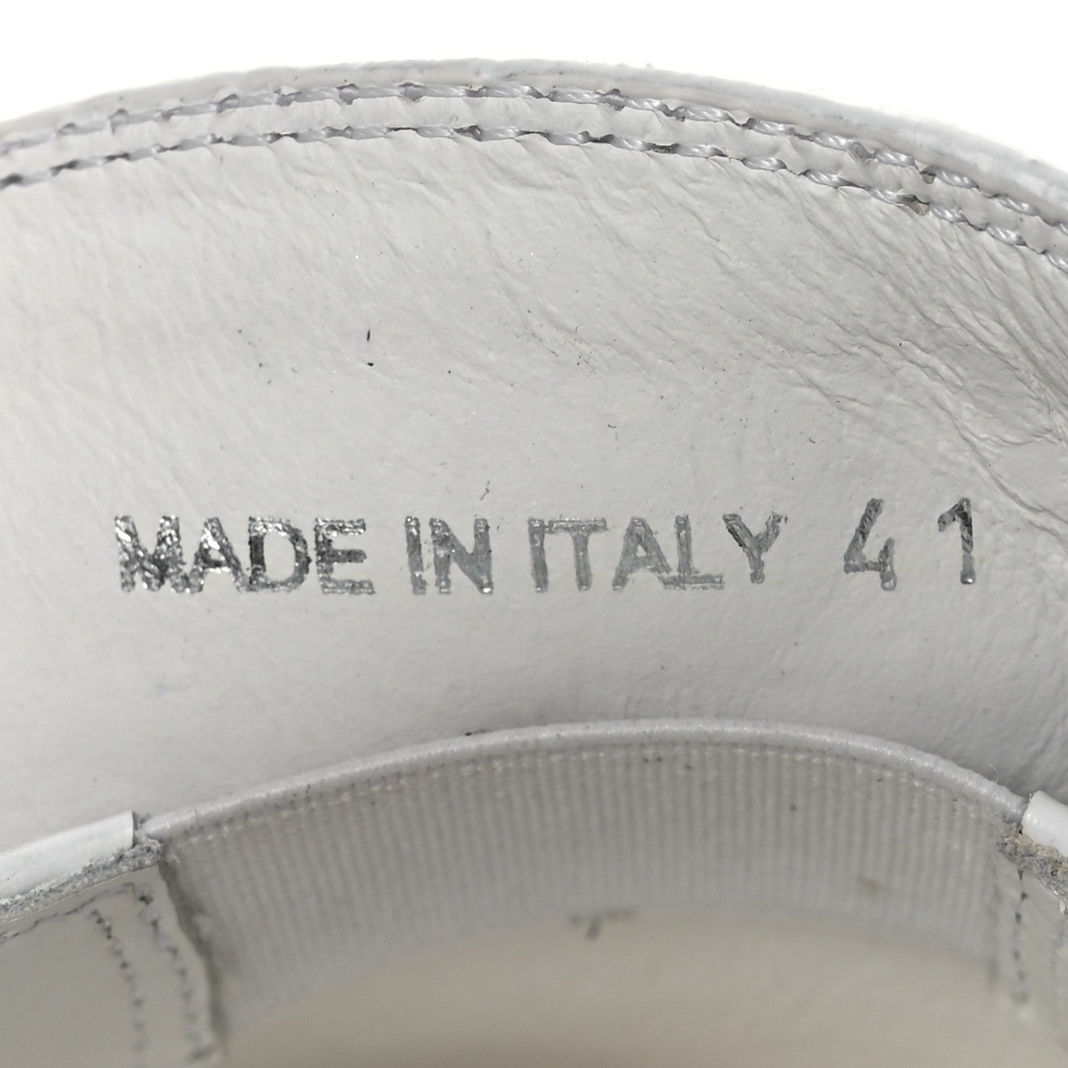 Prada Spazzolato Triangle 50mm Loafers 41 White