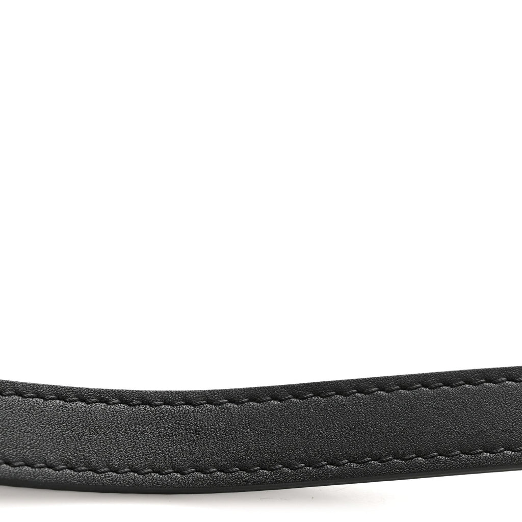 Louis Vuitton Calfskin 18mm Adjustable Shoulder Strap Black