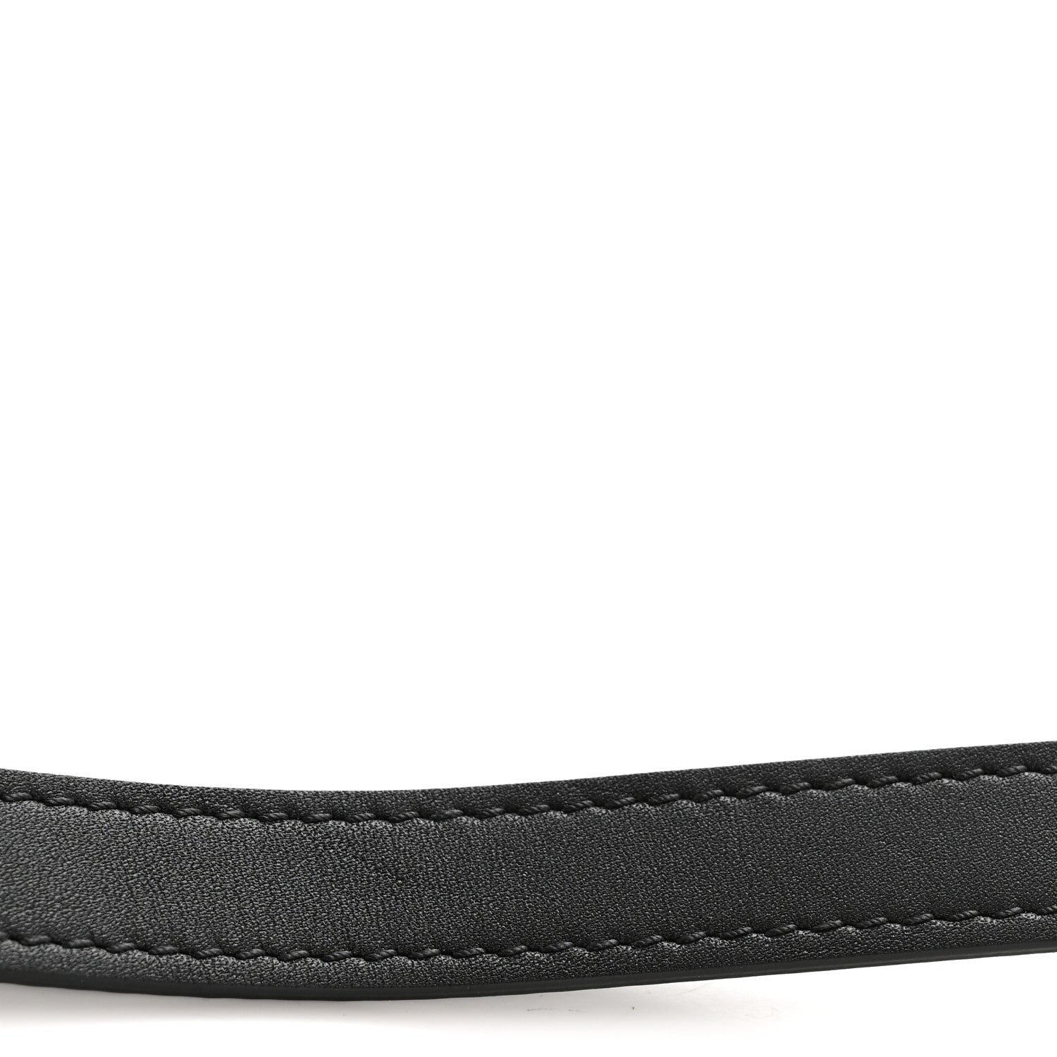 Louis Vuitton Calfskin 18mm Adjustable Shoulder Strap Black