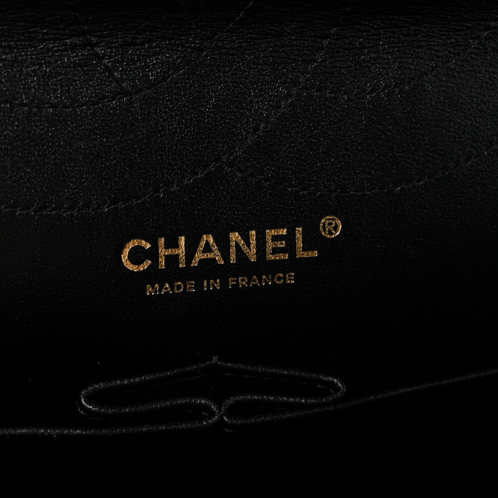 Chanel Aged Calfskin Quilted 2.55 Reissue 227 Flap Black