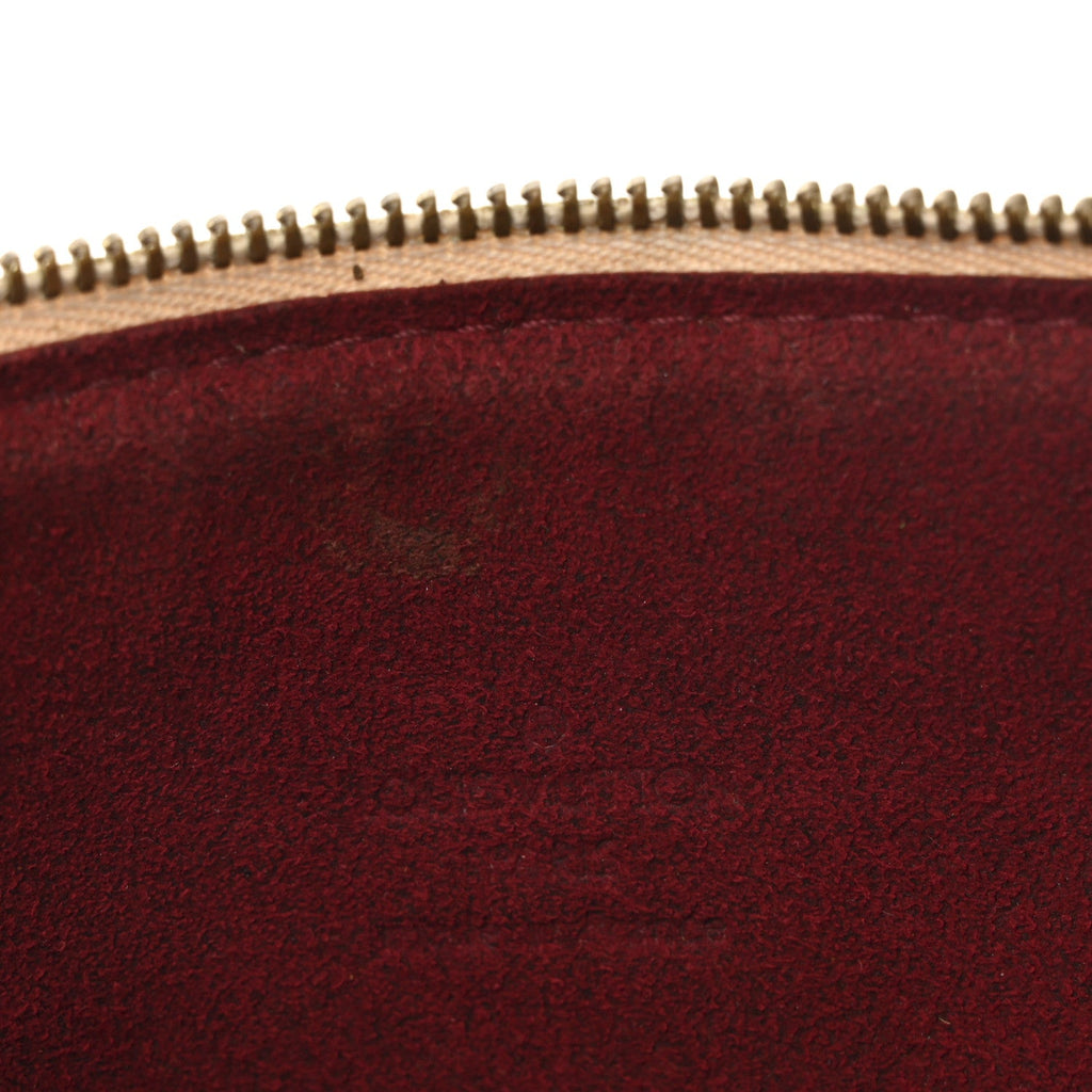 Louis Vuitton Monogram Multicolor Pochette Accessories White