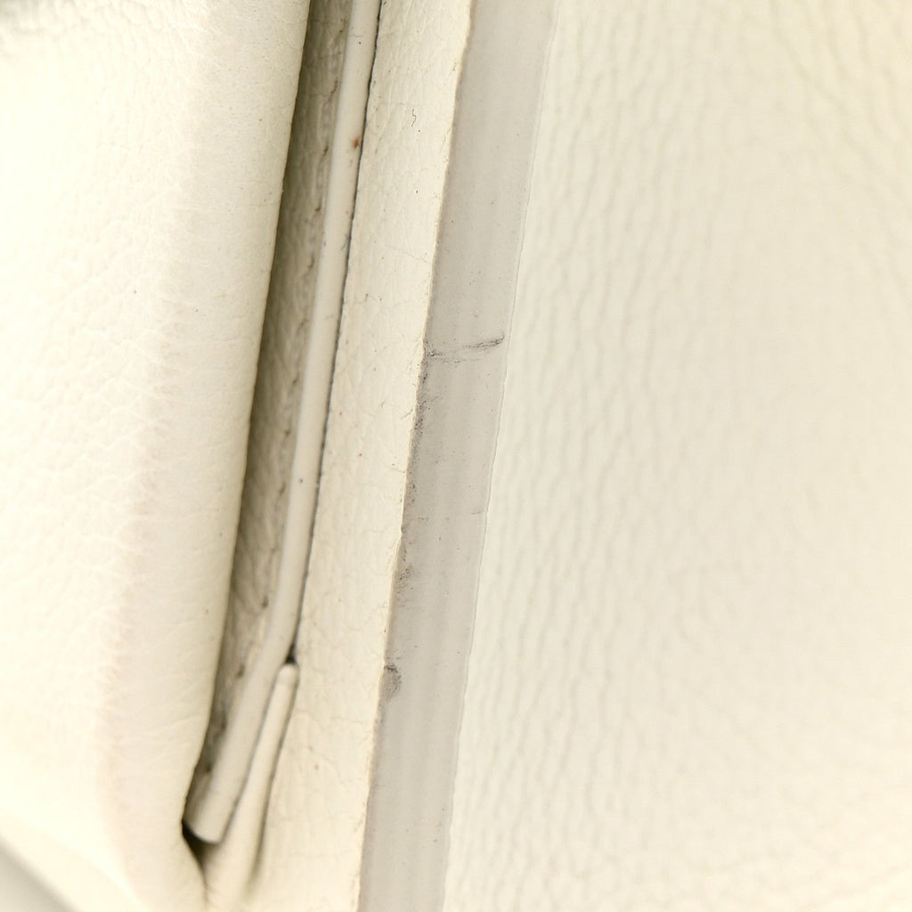 Louis Vuitton Soft Calfskin Mylockme Chain Bag BB White