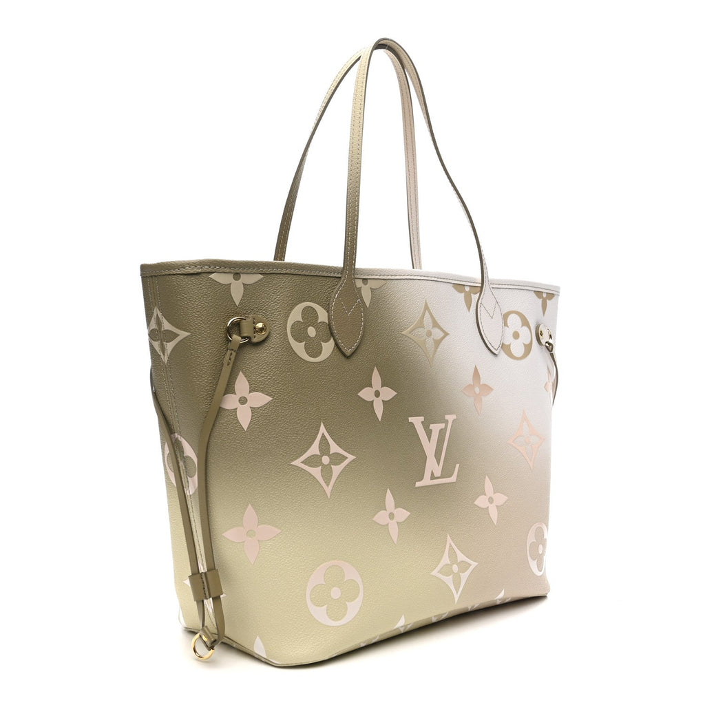 Louis Vuitton Monogram Giant Spring In The City Neverfull MM Sunset Kaki