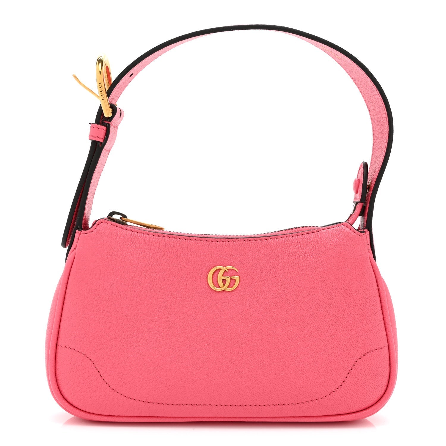 Gucci Goatskin Mini Aphrodite Shoulder Bag Rhodamine Pink