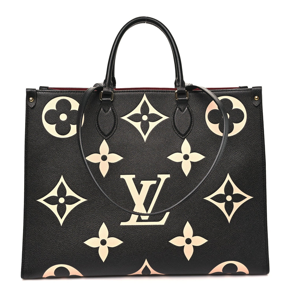 Louis Vuitton Empreinte Monogram Giant Onthego GM Black Beige
