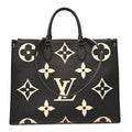 Louis Vuitton Empreinte Monogram Giant Onthego GM Black Beige