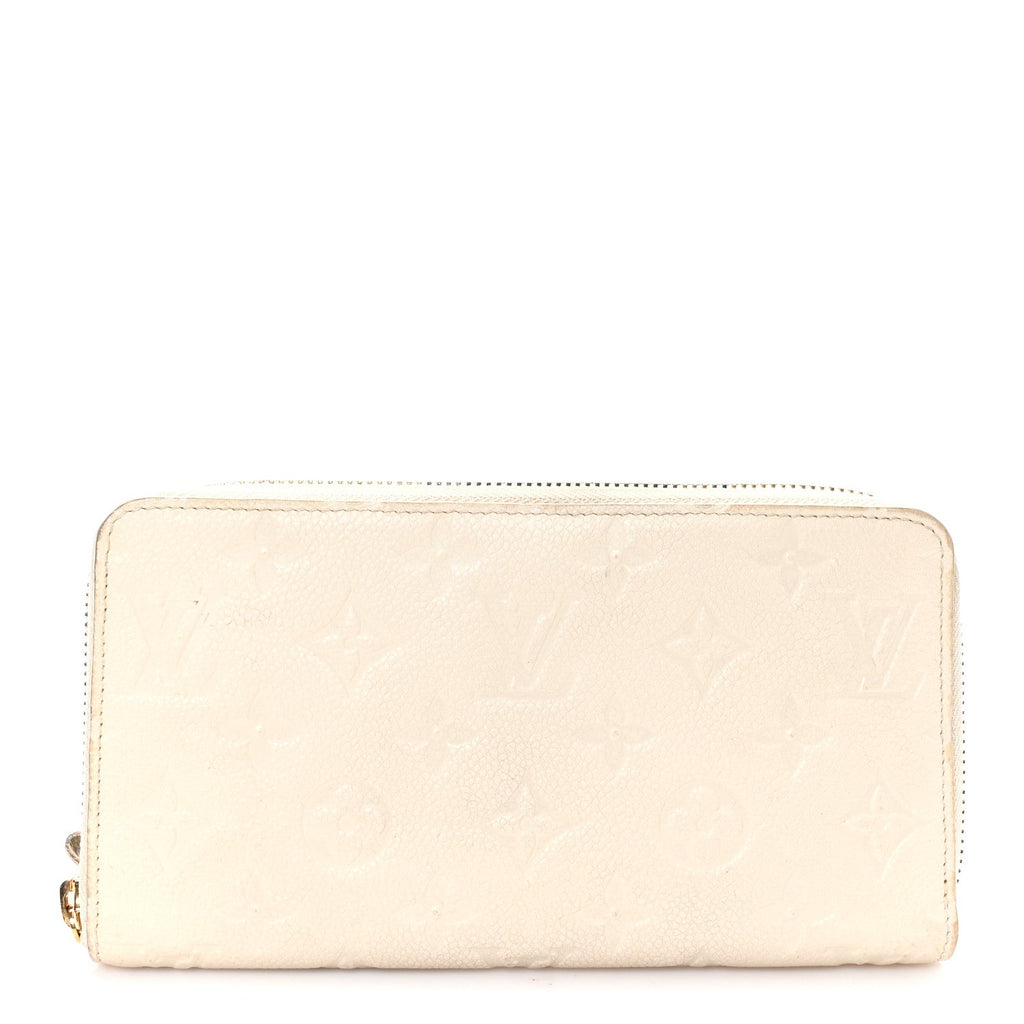 Louis Vuitton Empreinte Zippy Organizer Wallet White