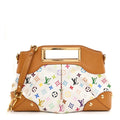 Louis Vuitton Monogram Multicolor Judy MM White