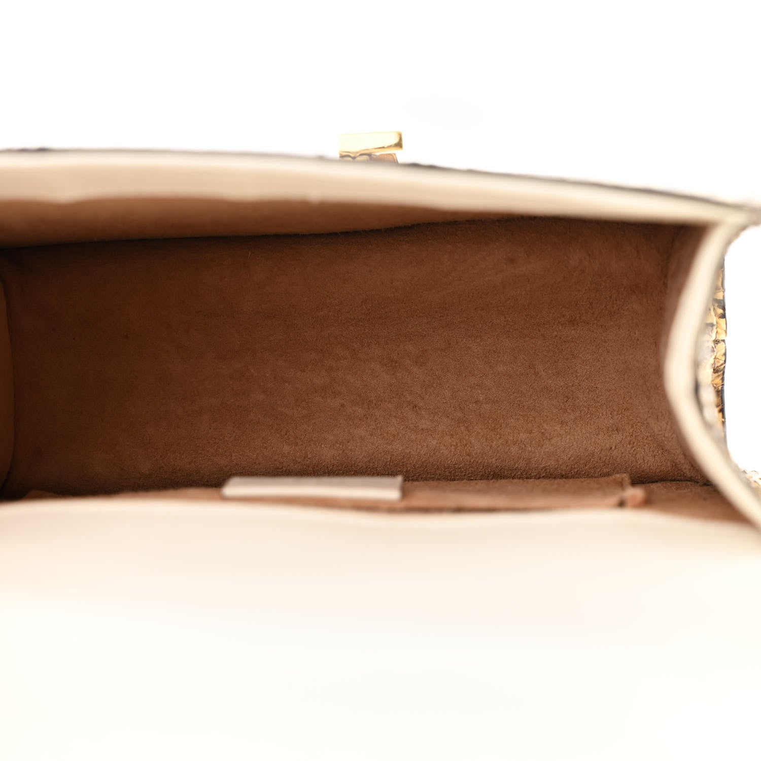 Gucci Snakeskin Mini Sylvie Chain Shoulder Bag Roccia